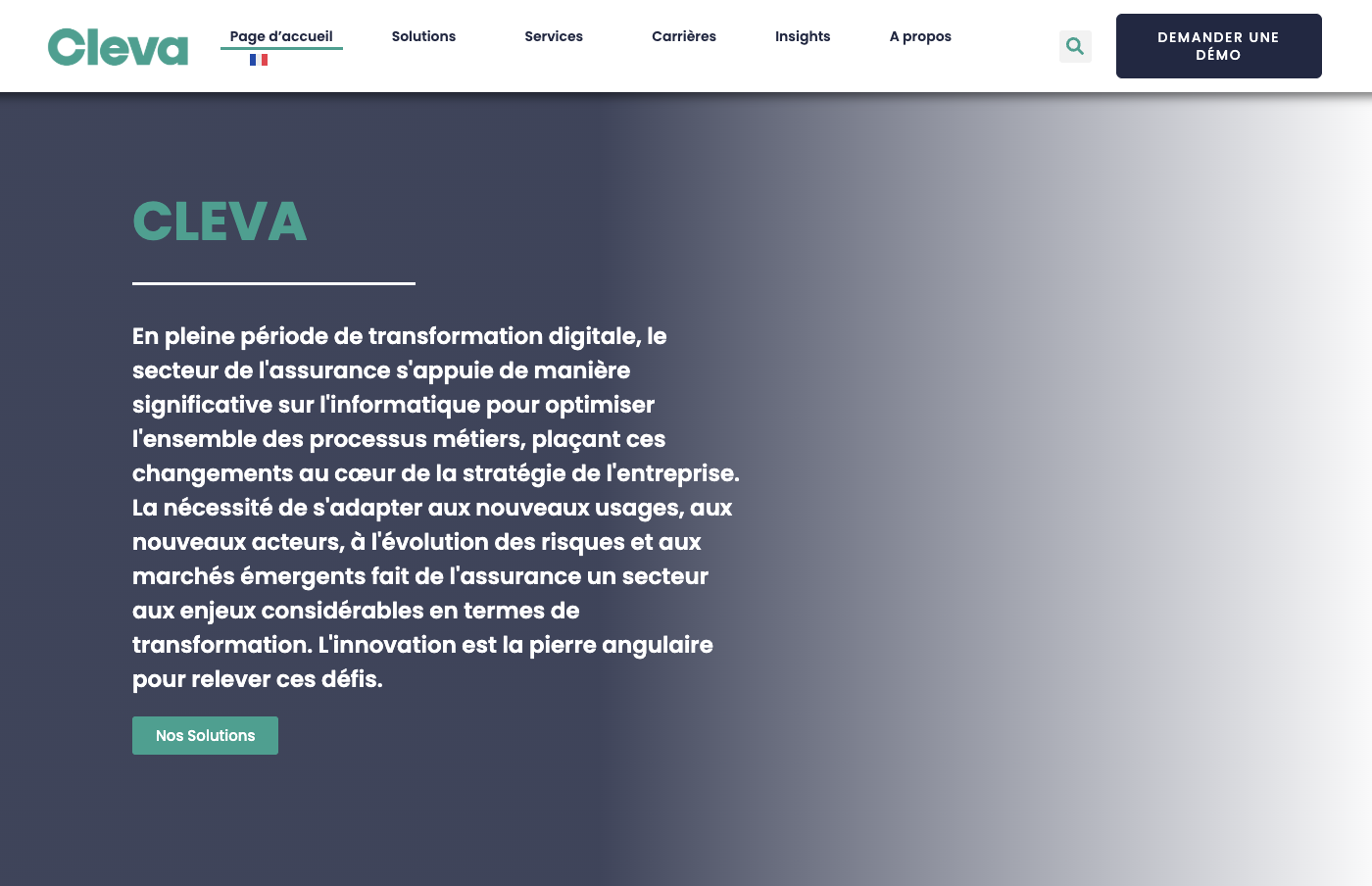 Screenshot of Cleva Solutions